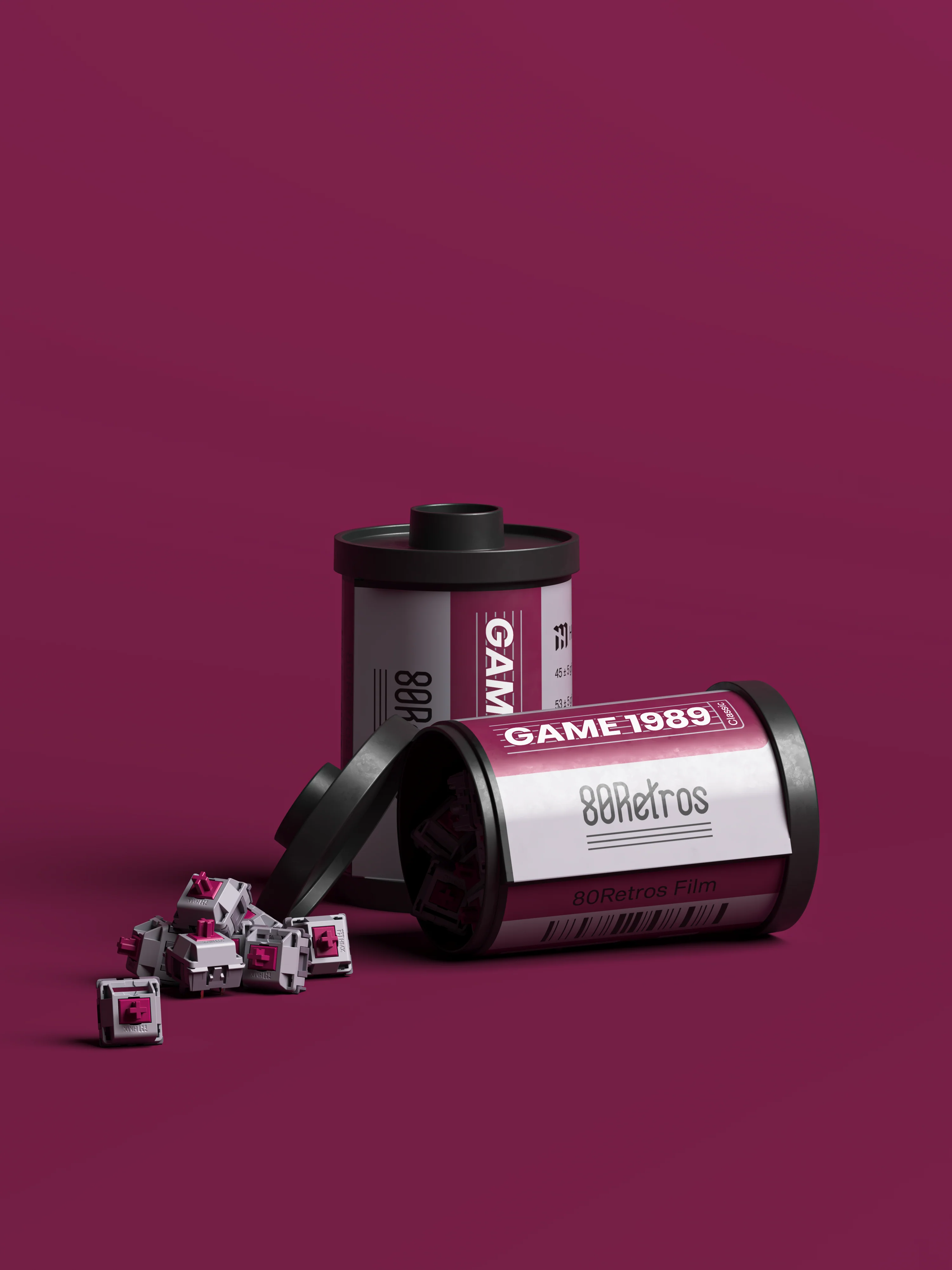 [In-stock] 80Retros X HMX Film Switch, Lubed Linear (MX Red), 35pcs/pack - Image 7