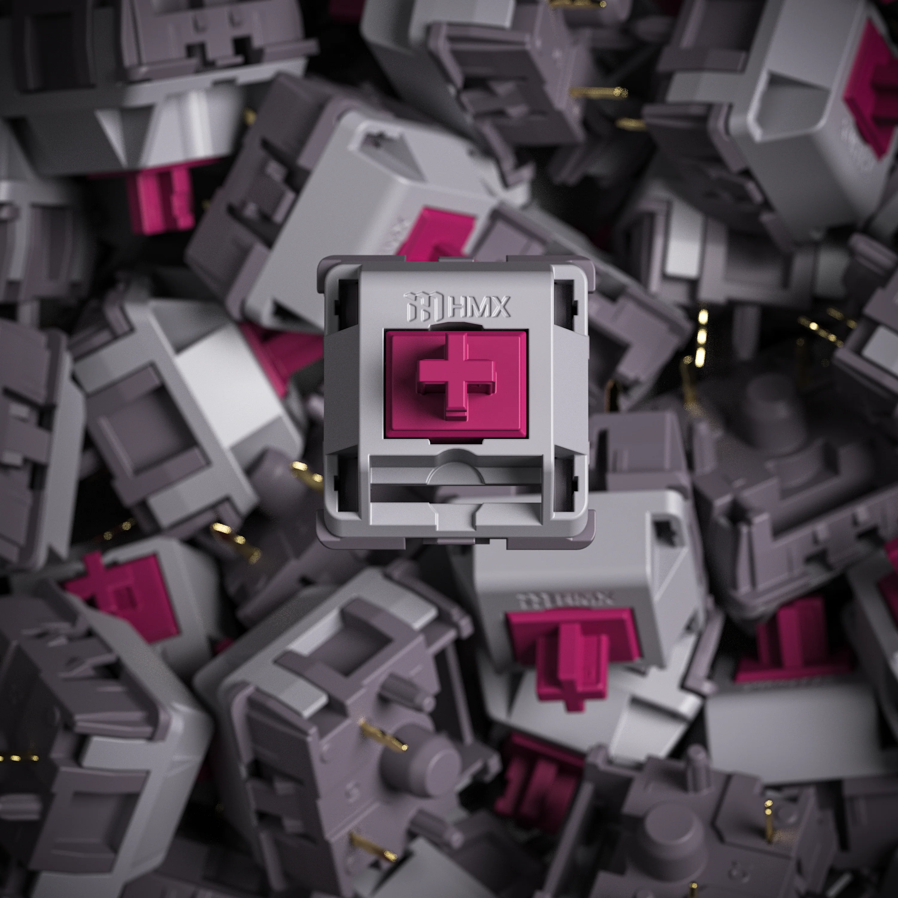 [In-stock] 80Retros X HMX Film Switch, Lubed Linear (MX Red), 35pcs/pack - Image 8