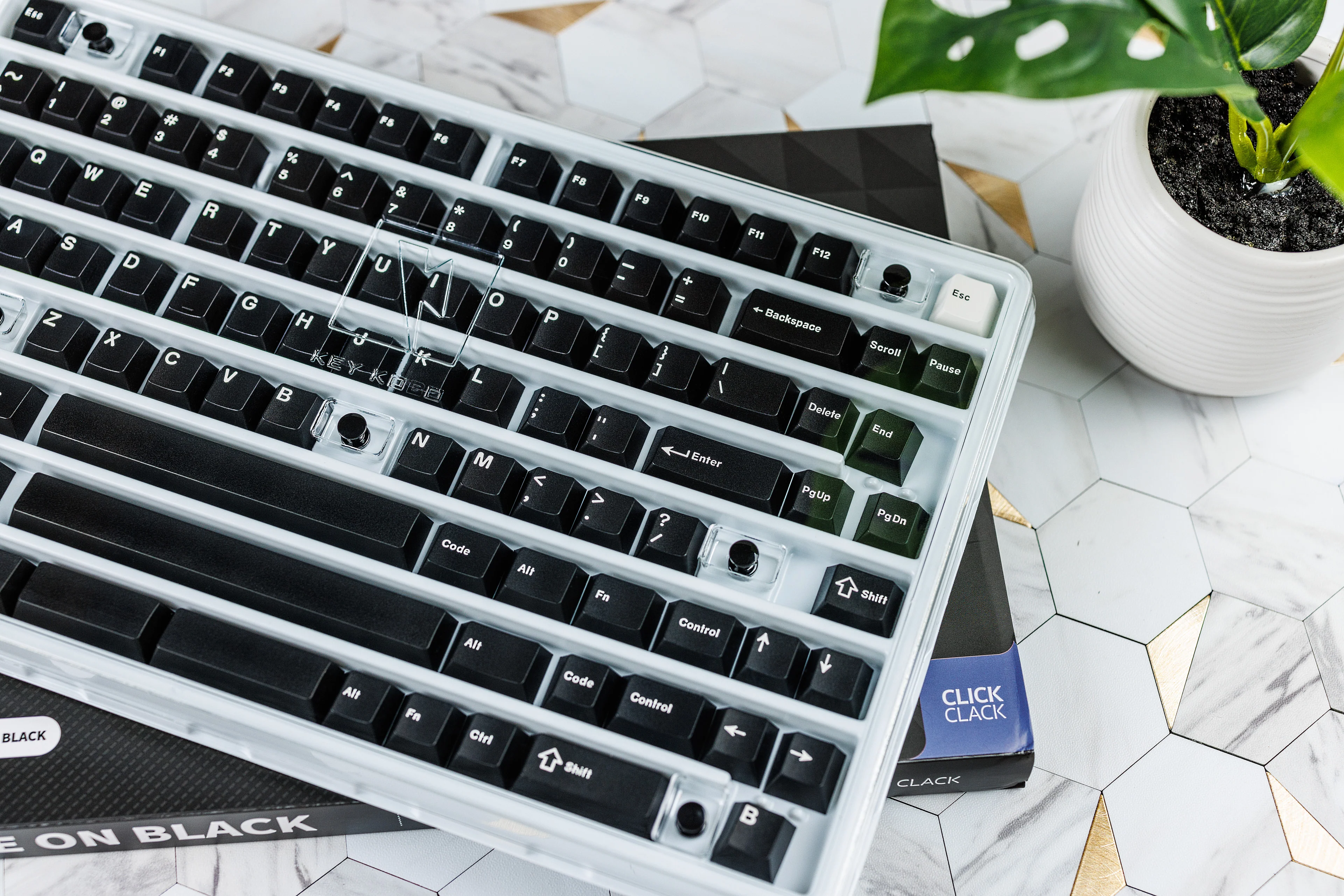 Key Kobo X ClickClack WOB/BOW/RGB Cherry Profile Keycaps Set - Image 9