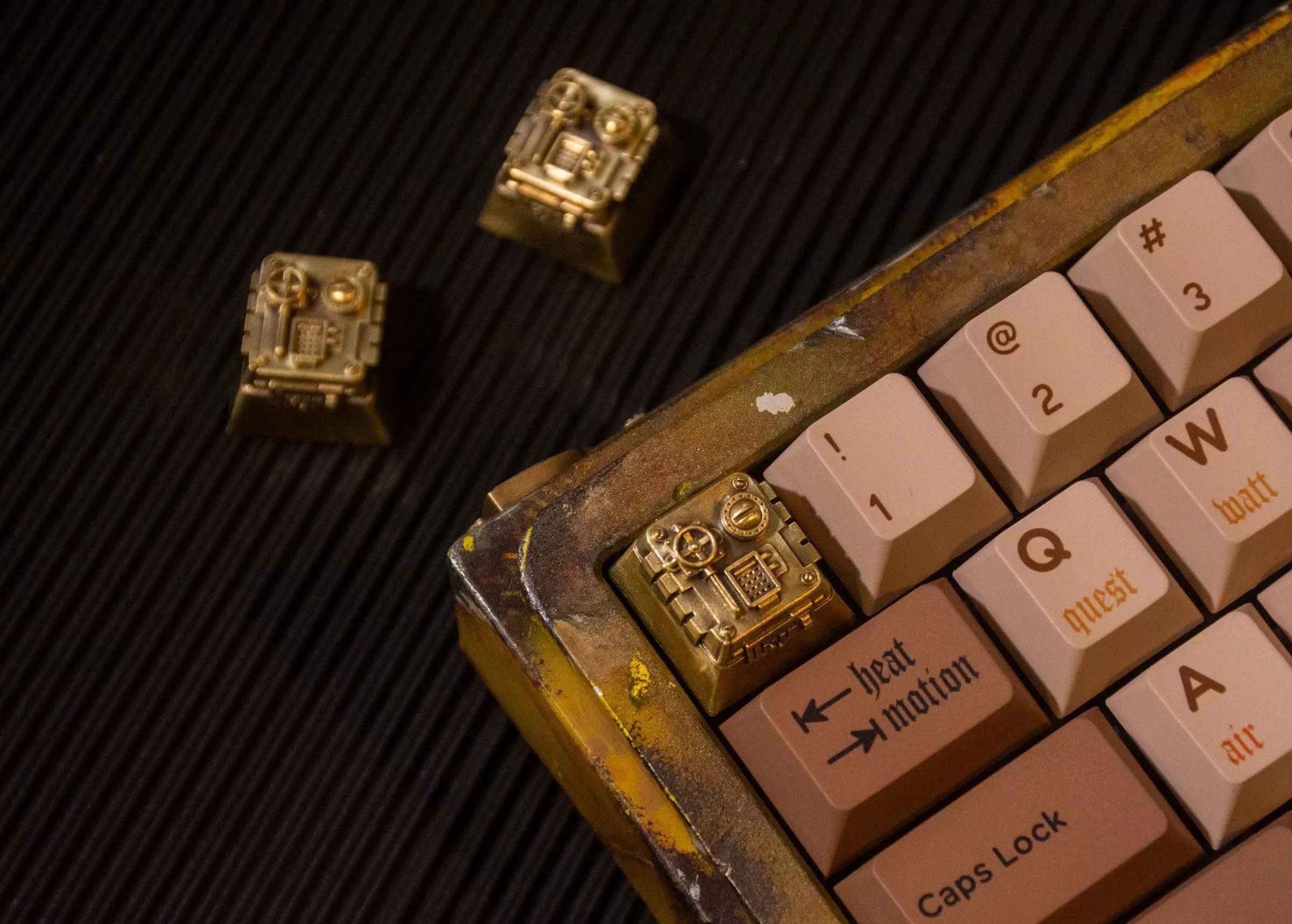 [In-stock] Retro: Steam Age Cherry Profile Keycaps - Image 12
