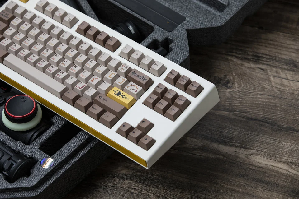 [In-stock] Retro: Steam Age Cherry Profile Keycaps - Image 5